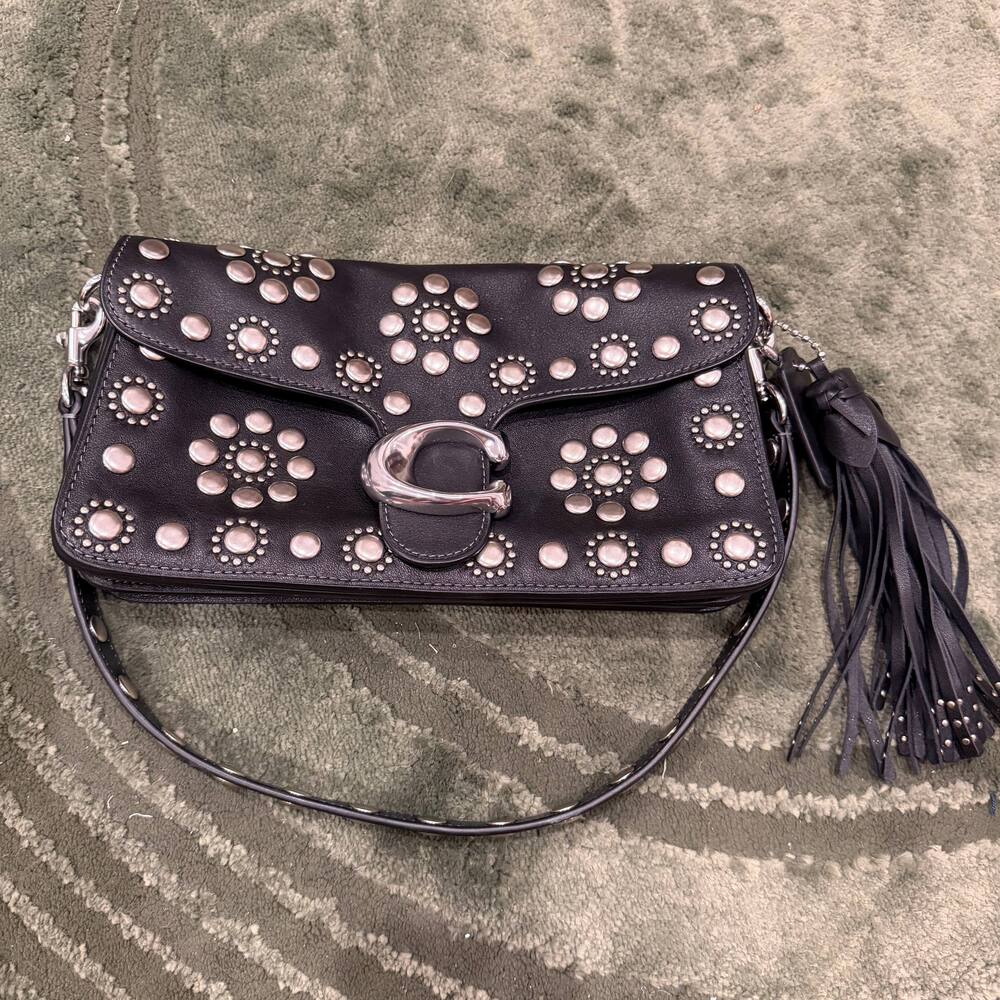 Coach Tabby 26 with Western Rivets in Black